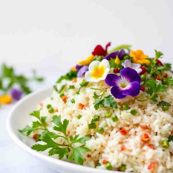 Healthy Nasi Ulam - Fresh Herb Rice Today